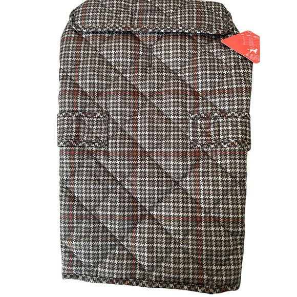 St. Johns Bark Plaid Dog Coat * Quilted Vest for Dogs, Size MSRP $22 - Picture 3 of 6